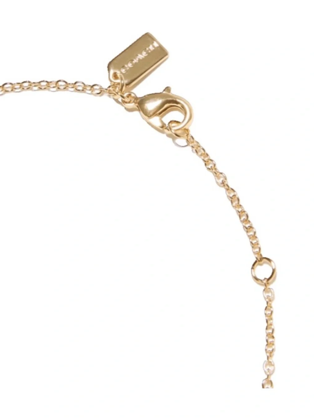 Coach Gold Heart Charm Necklace - Picture 2 of 7